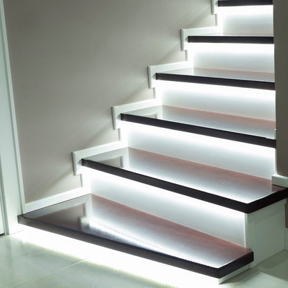 Smart RGB strip light with sound sync, Wi-Fi control, and segmented color effects for immersive lighting