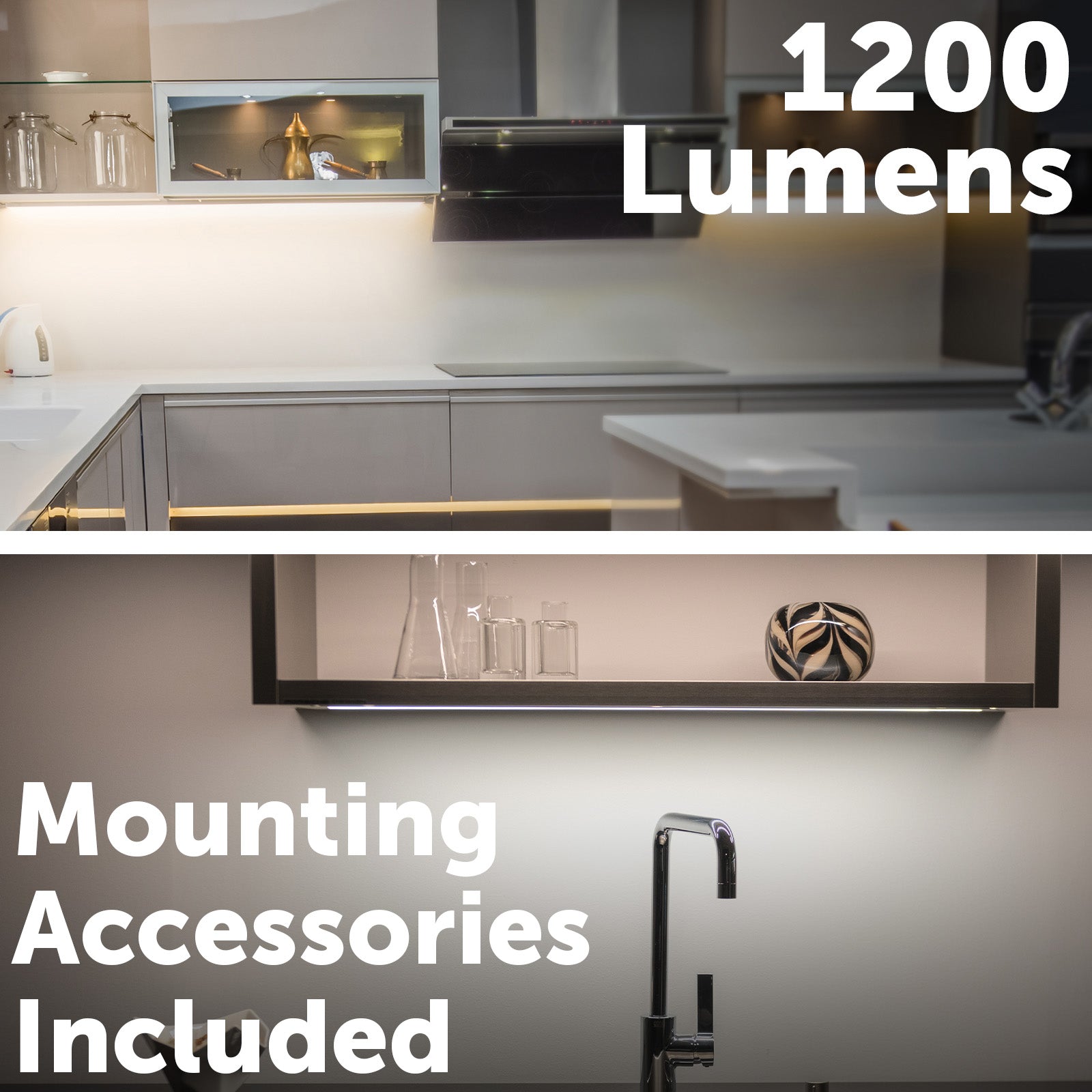 Arlec Grid Connect 87cm smart linkable LED bar light – app-controlled CCT light with Alexa and Google Home