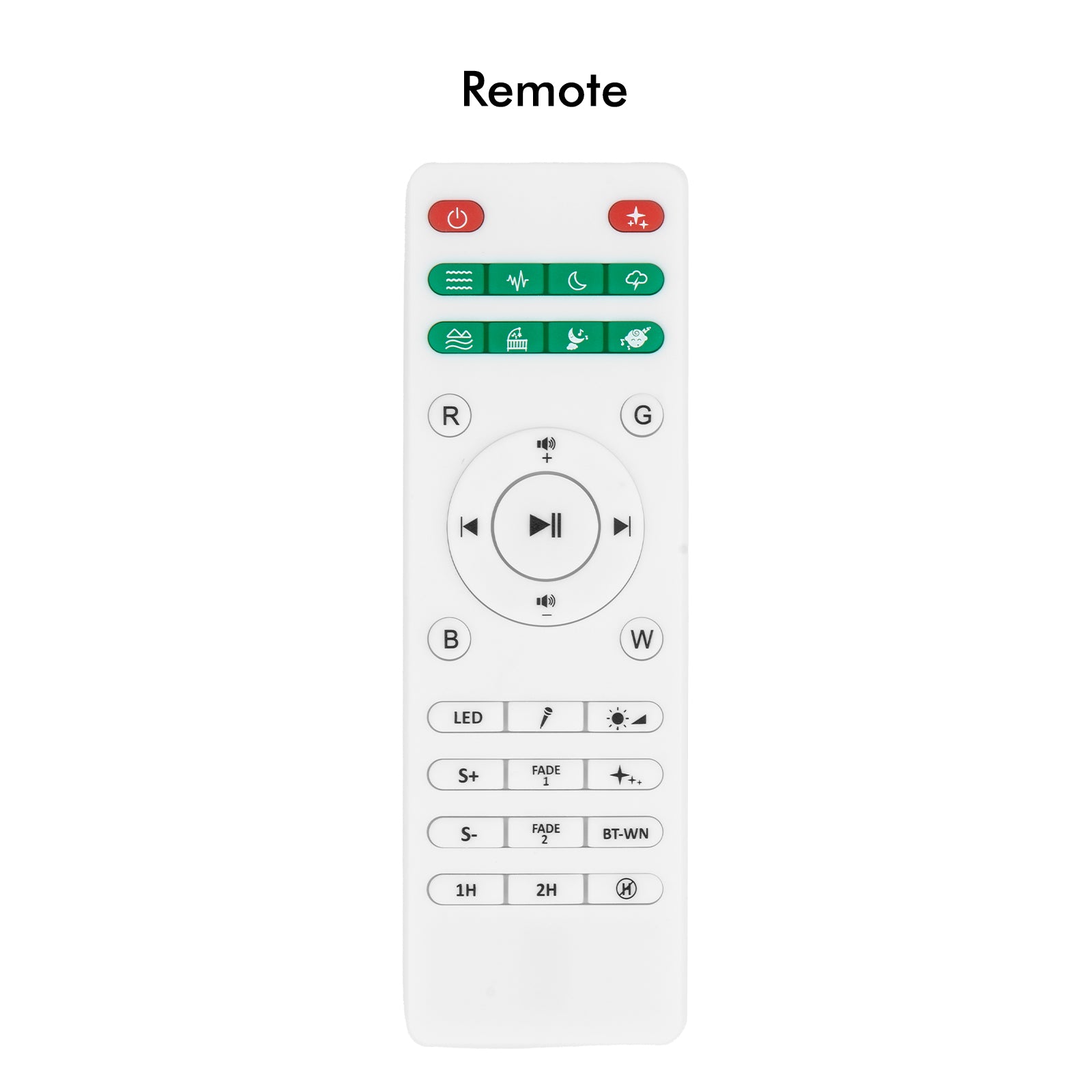 Smart aurora projector light with dynamic RGB lighting, white noise sounds, and mobile app control