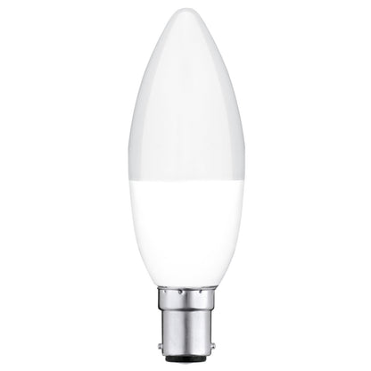 B15 RGB smart candle globe with CCT, app control, compatible with Alexa, Google Assistant, and Grid Connect