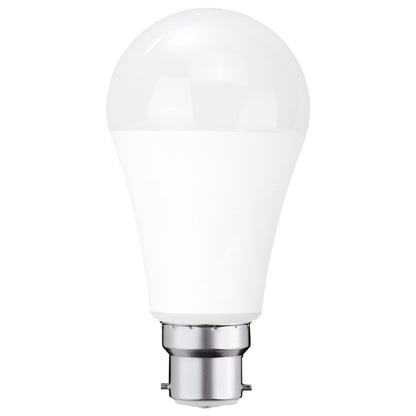 Smart B22 CCT LED globe with adjustable white light, 1050 lumens brightness, and Grid Connect app control