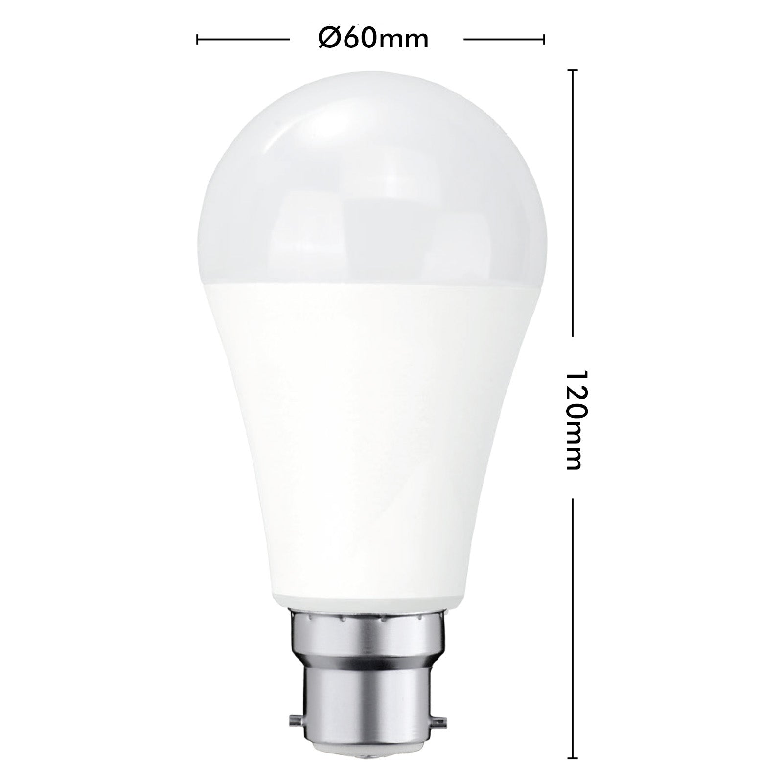 Smart B22 LED light globe with RGB, CCT control, app dimmable, Grid Connect, voice assistant ready
