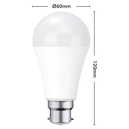 Smart B22 LED light globe with RGB, CCT control, app dimmable, Grid Connect, voice assistant ready