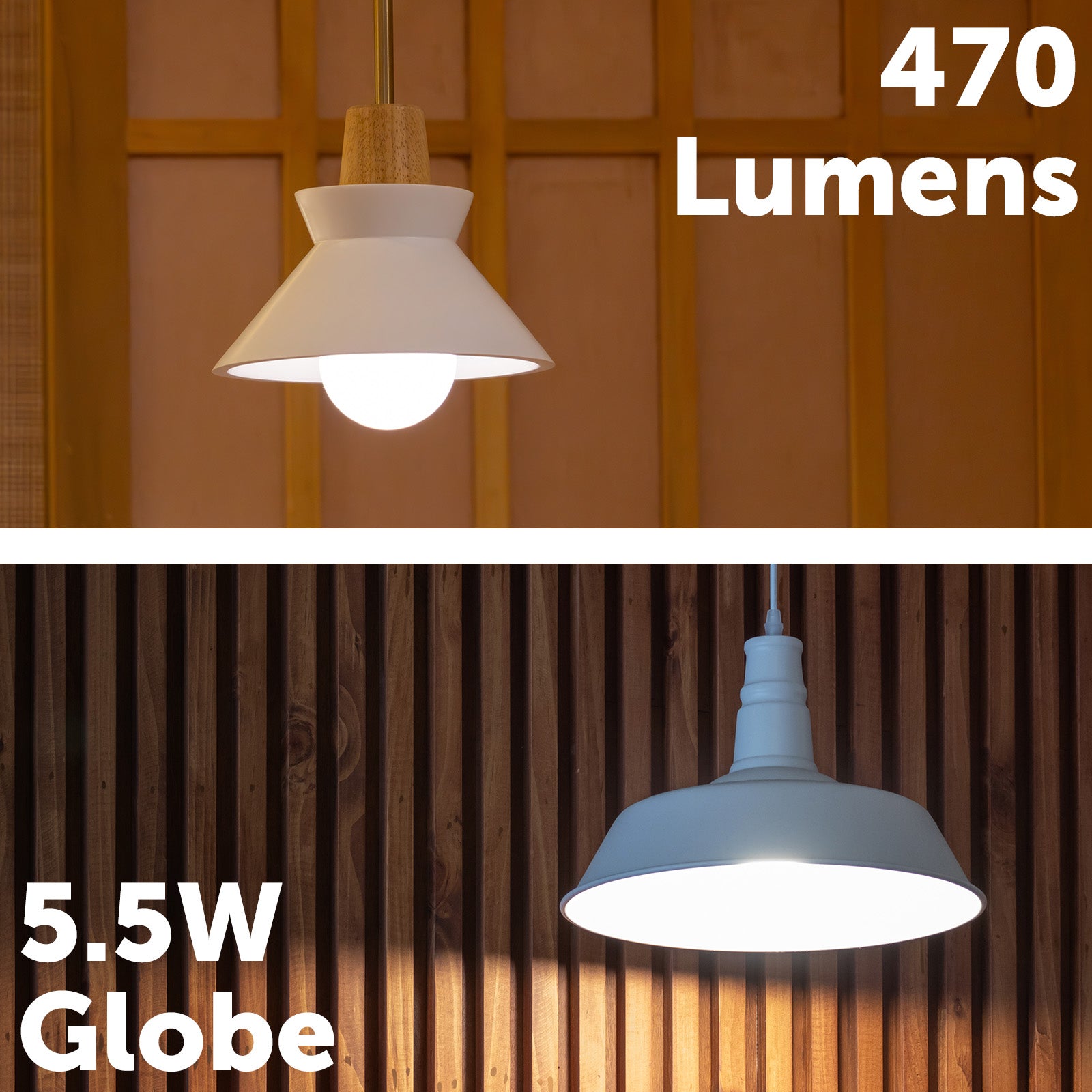 E14 smart fancy globe with RGB colour change, CCT, Wi-Fi control via Grid Connect, voice assistant support