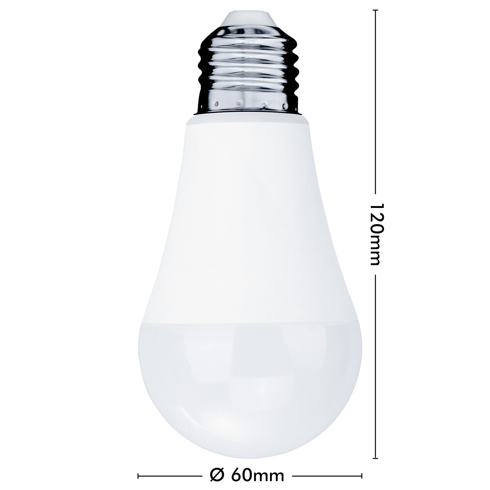 Smart E27 LED 12W light with CCT adjustment, app dimming, Google Assistant, Alexa and Grid Connect compatibility