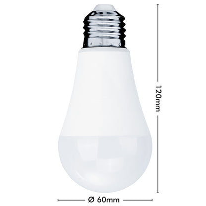 Smart E27 LED 12W light with CCT adjustment, app dimming, Google Assistant, Alexa and Grid Connect compatibility