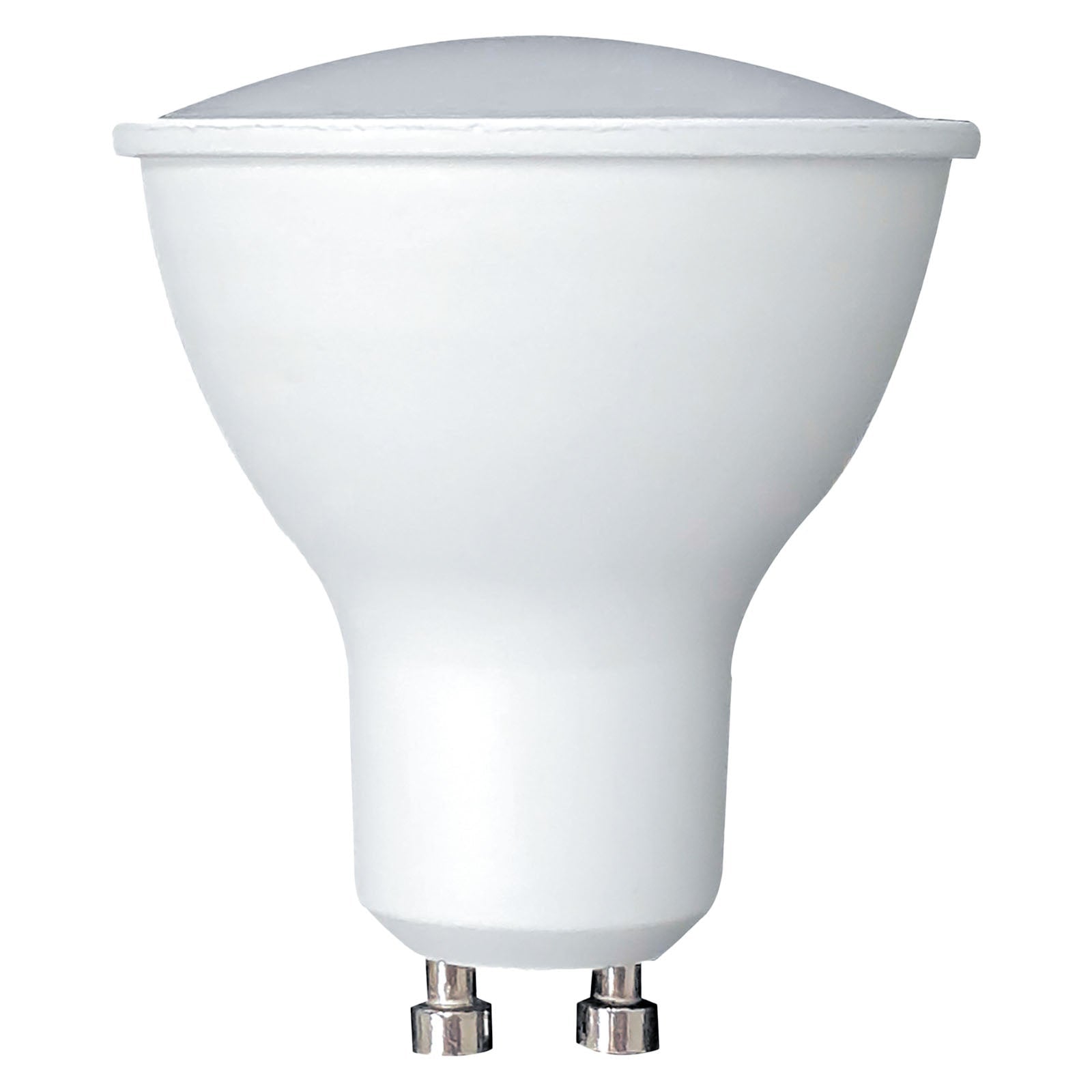 Smart GU10 RGB LED light globe with CCT control, Wi-Fi, Grid Connect app, Google Assistant, and Alexa compatible