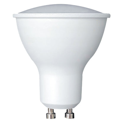 Smart GU10 RGB LED light globe with CCT control, Wi-Fi, Grid Connect app, Google Assistant, and Alexa compatible