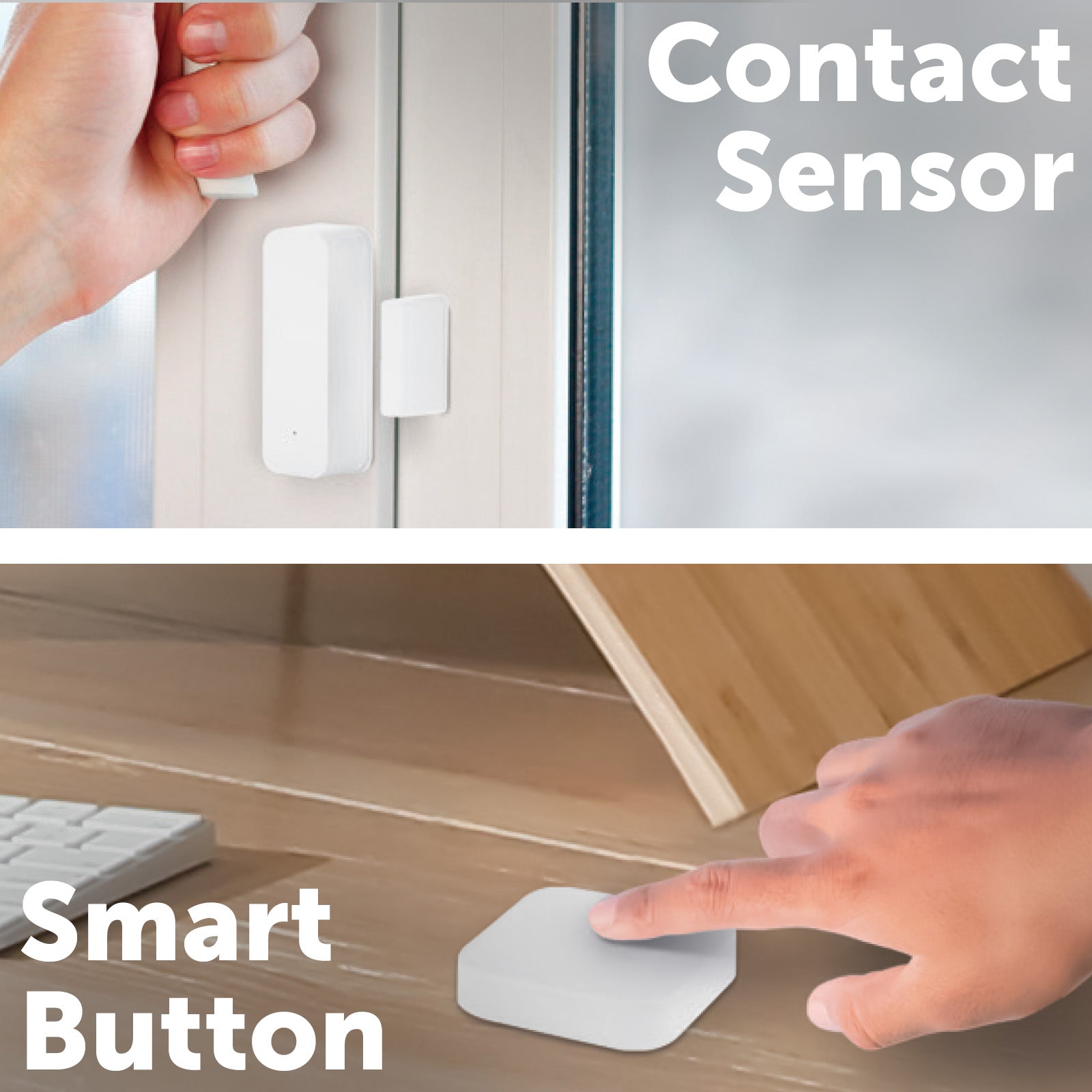 Smart home control kit with sensors, Wi-Fi automation, Grid Connect app, compatible with Alexa and Google