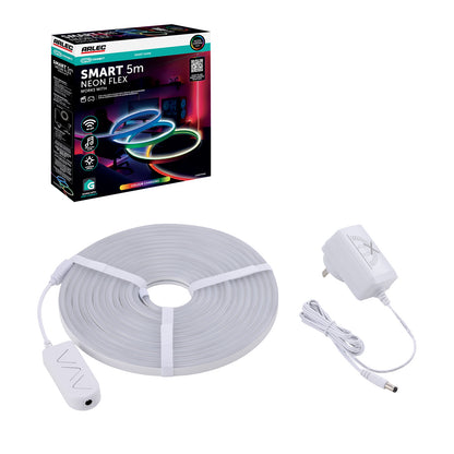 Arlec 5m RGB Neon Flex light with sound sync, smart app controlled lighting