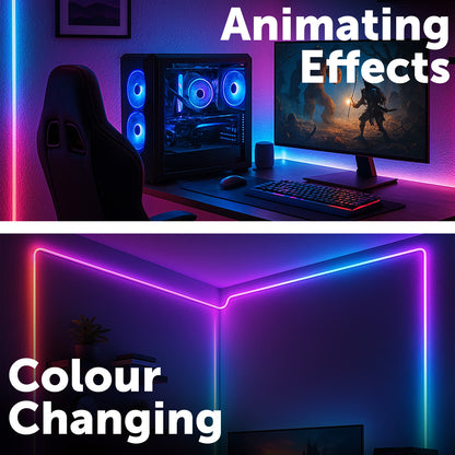 Arlec 5m RGB Neon Flex light with sound sync, smart app controlled lighting