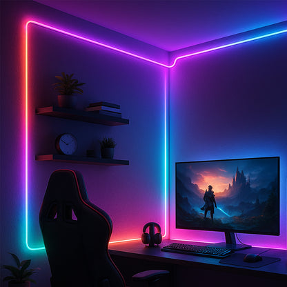 Arlec 5m RGB Neon Flex light with sound sync, smart app controlled lighting