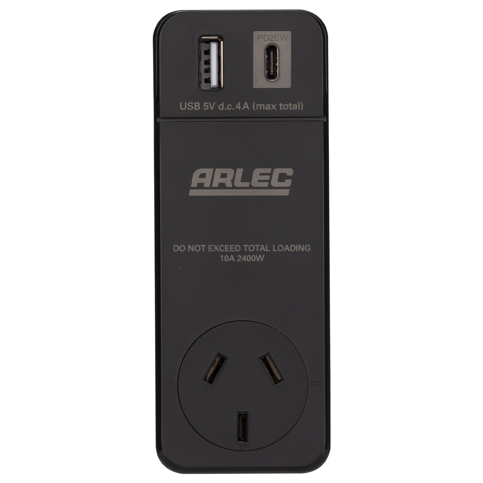 Smart rotating plug with USB A & C PD20W – Arlec Grid Connect compatible