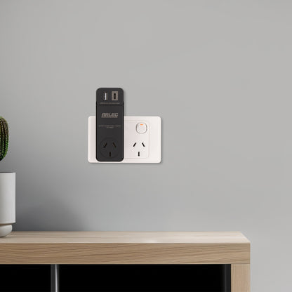 Smart rotating plug with USB A & C PD20W – Arlec Grid Connect compatible