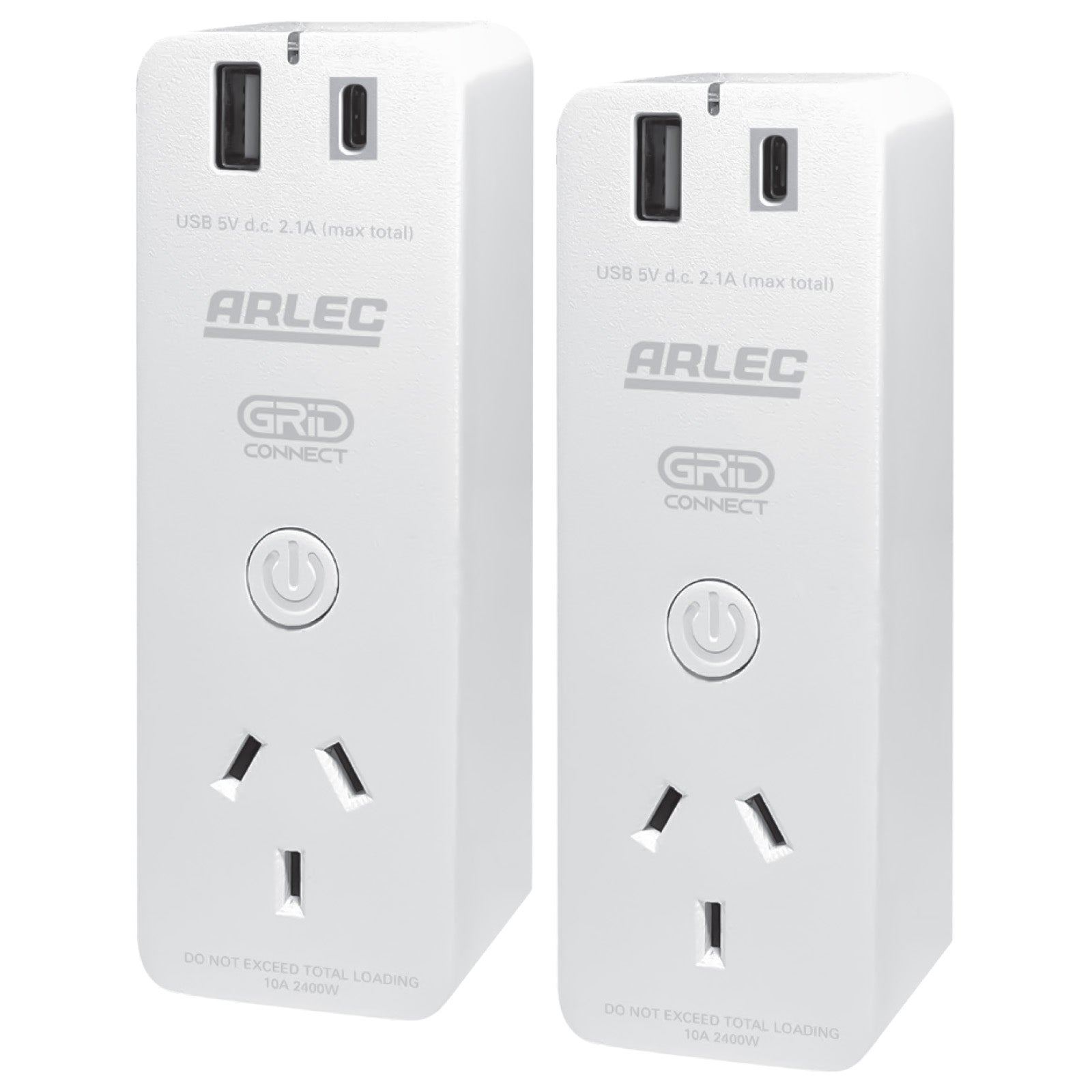 Arlec smart plug with USB, Wi-Fi socket for home automation, Grid Connect compatible power adaptor