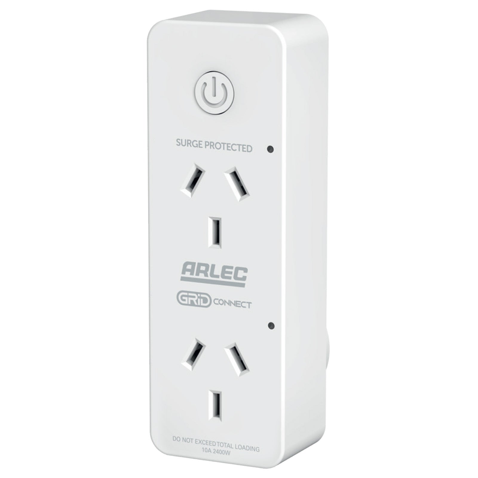 Arlec twin smart socket with energy monitoring and surge protection, Grid Connect smart plug
