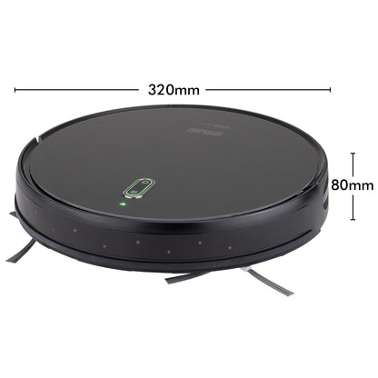 Wi-Fi robotic vacuum cleaner with mop, 1400Pa suction, app and voice control, and up to 110 minutes runtime
