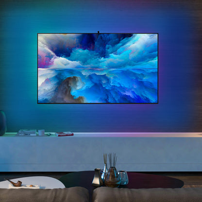 Single color screen sync strip light with USB power, app control, and easy installation for immersive lighting