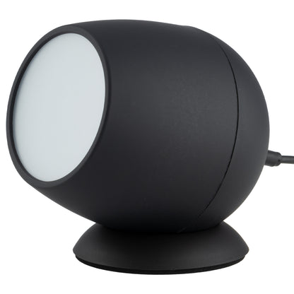 Smart tabletop spotlight with RGB and white LEDs, USB powered, Wi-Fi app control, Google and Alexa compatible
