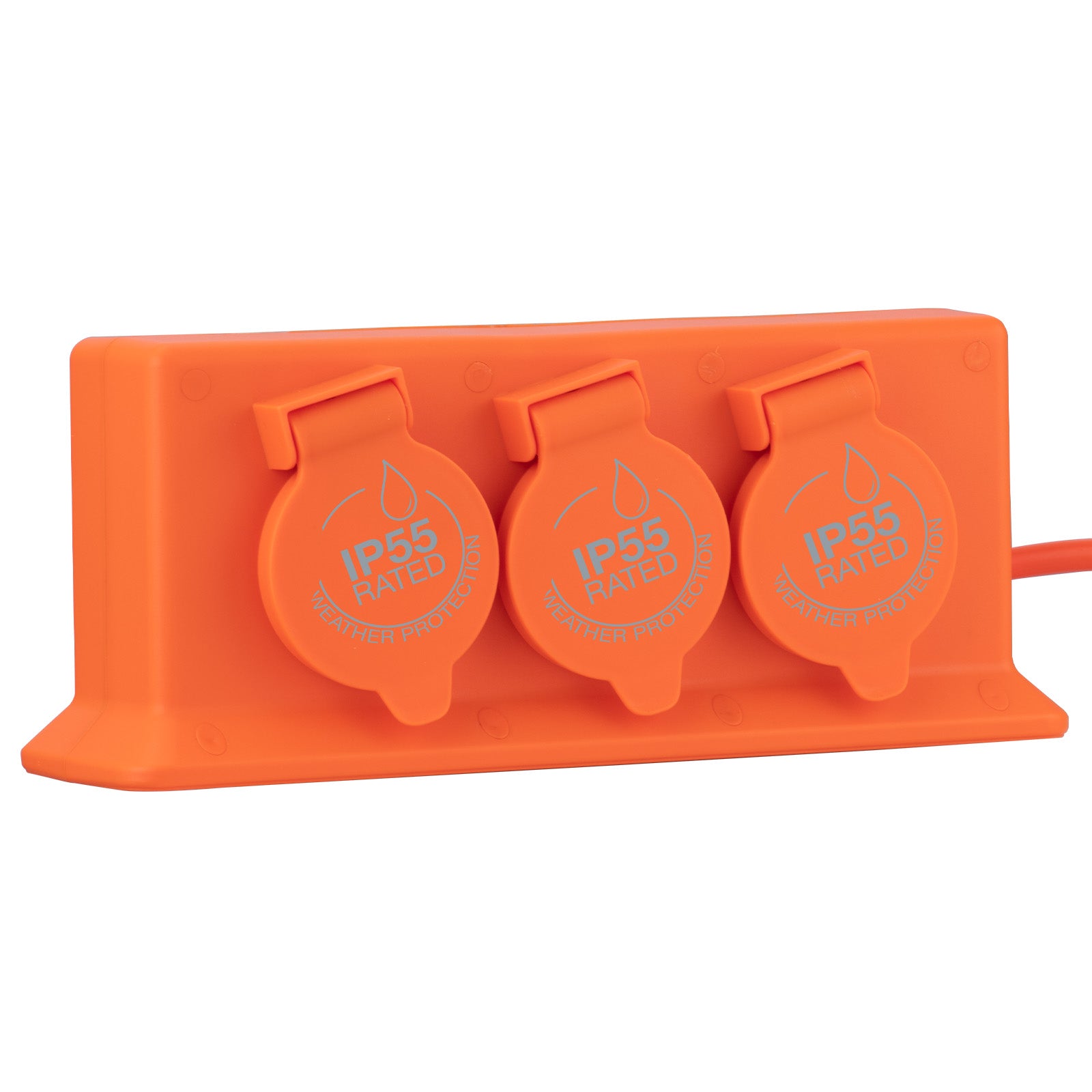 Arlec IP55 6 Outlet Weatherproof Powerboard - waterproof powerboard, 6 outlet extension, outdoor weatherproof board