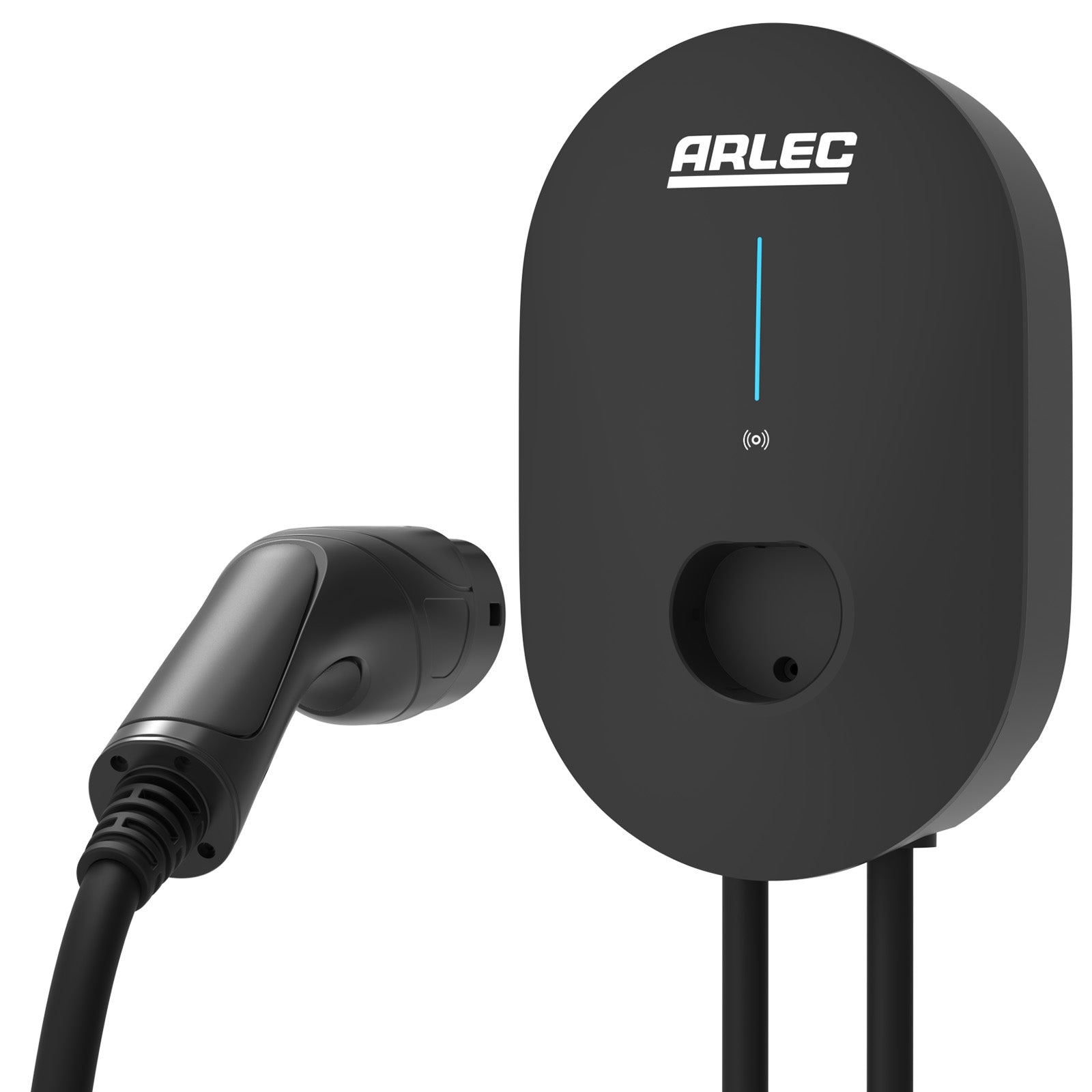 Arlec 7kW EV Charger with Type 2 connector, IP55-rated weatherproof electric vehicle wall charger with 5m cable