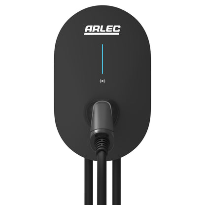 Arlec 7kW EV Charger with Type 2 connector, IP55-rated weatherproof electric vehicle wall charger with 5m cable