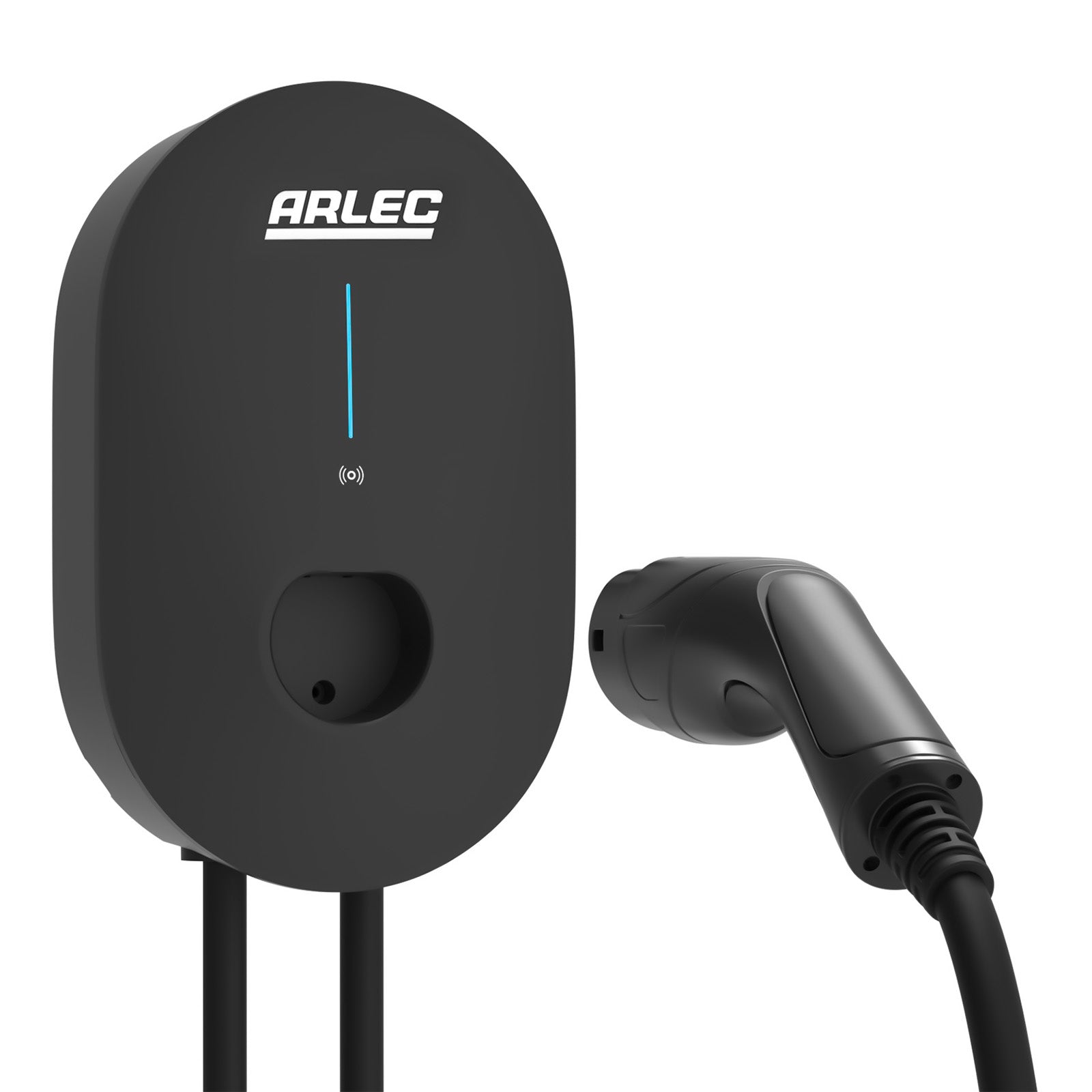 Arlec 7kW EV Charger with Type 2 connector, IP55-rated weatherproof electric vehicle wall charger with 5m cable