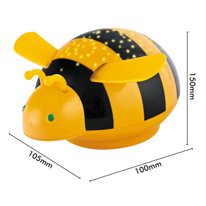 Arlec bumble bee projector night light with colour-changing stars and auto-off timer