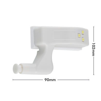Arlec cupboard hinge lights 4-pack, battery powered LED for cabinets, motion sensor light
