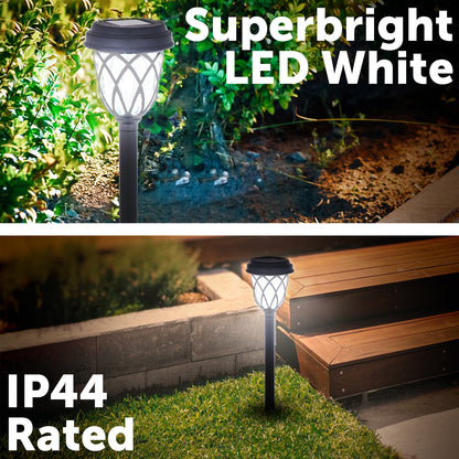 Arlec LED solar garden path light – 5 lumen dusk-to-dawn lighting for walkways with IP44 rating