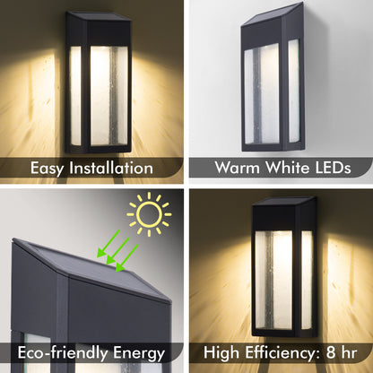 Arlec LED Vintage Glass Effect Accent Solar Light - solar powered light, energy efficient LED