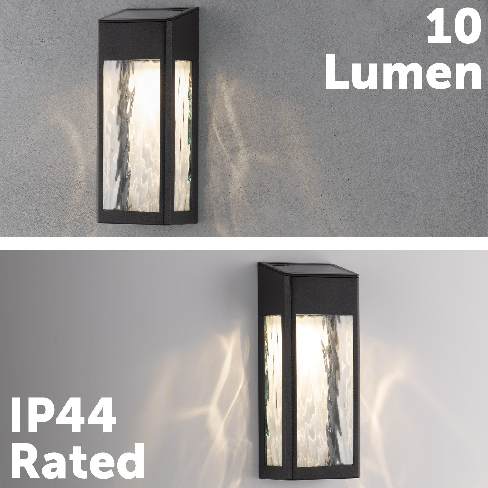 Arlec LED Wave Glass Effect Accent Solar Light - solar powered light, energy efficient LED