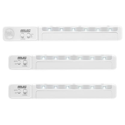 Arlec wireless linkable LED sensor light kit, battery-powered motion-activated lighting