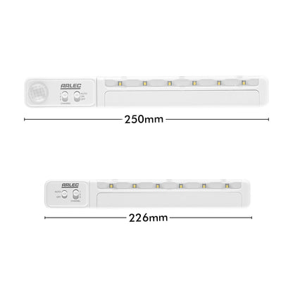 Arlec wireless linkable LED sensor light kit, battery-powered motion-activated lighting