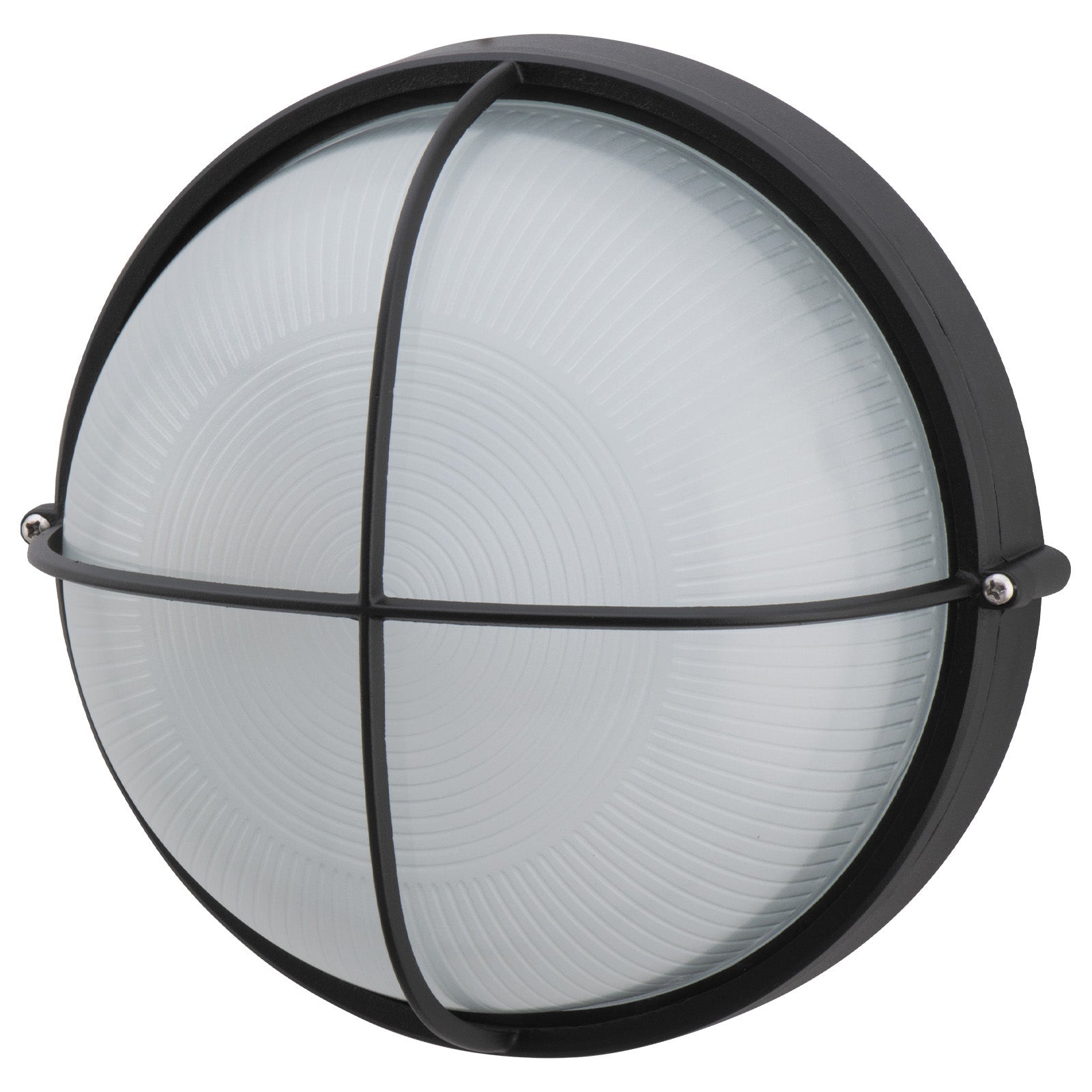 Arlec Large Kent Aluminium Bunker Light - bunker wall light