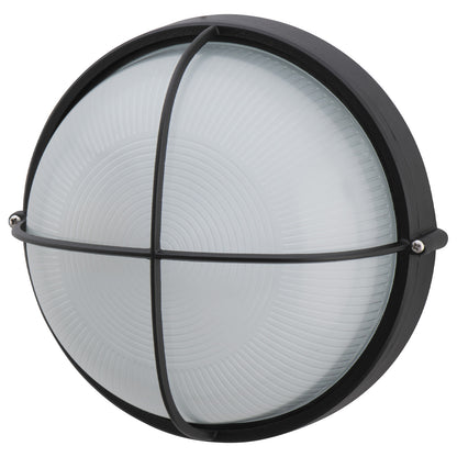 Arlec Large Kent Aluminium Bunker Light - bunker wall light