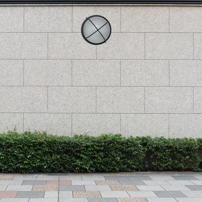 Arlec Large Kent Aluminium Bunker Light - bunker wall light