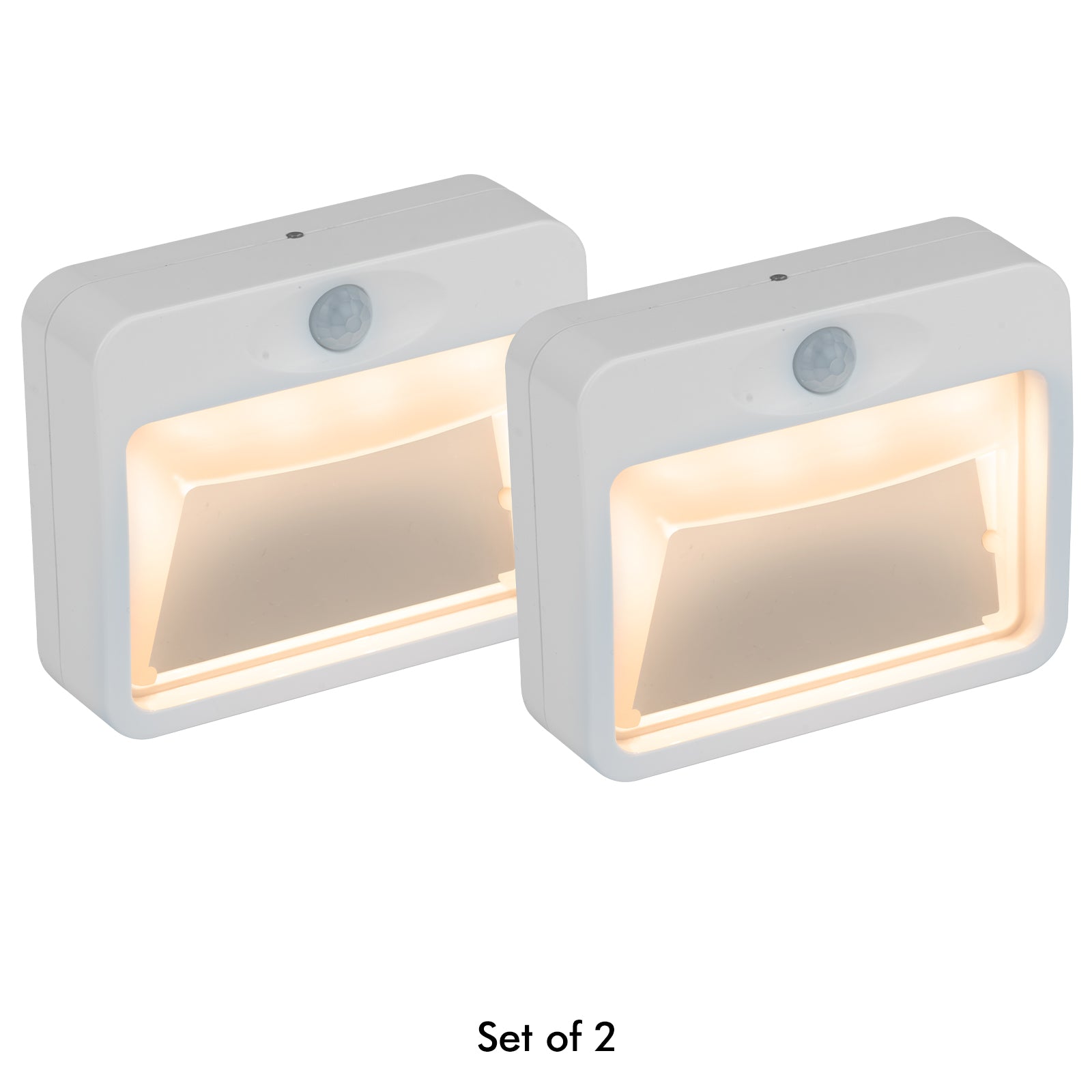 Arlec linkable sensor nightlights twin pack, wireless LED lights for hallways & bedrooms