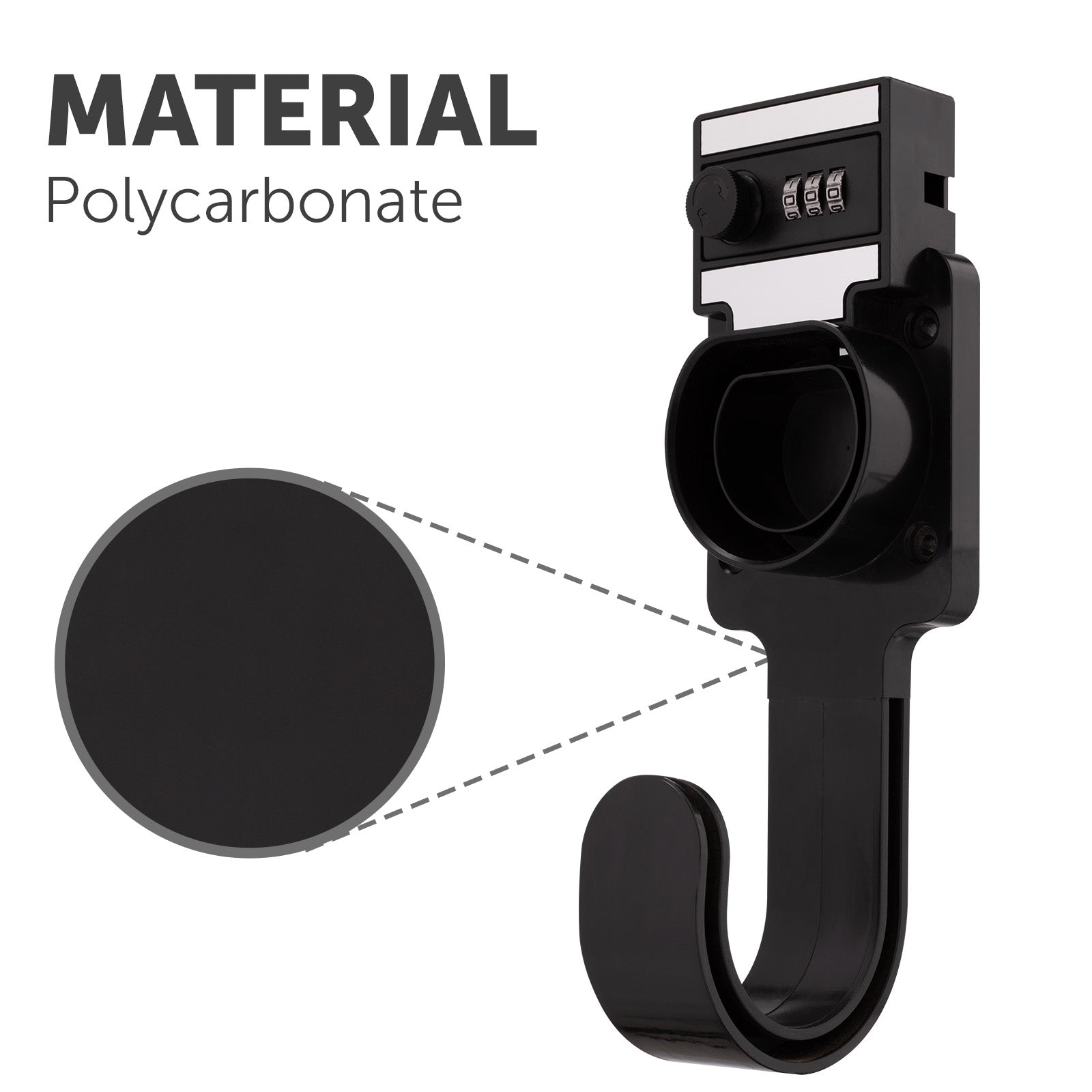 Lockable EV Charger Cable Holder by Arlec, secure wall-mounted storage for electric vehicle cables