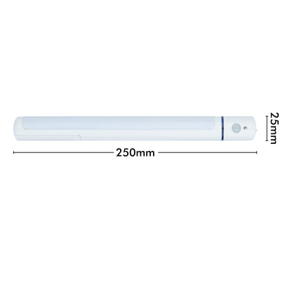 Arlec PIR motion sensor LED light, magnet mount rechargeable bar, battery powered strip light