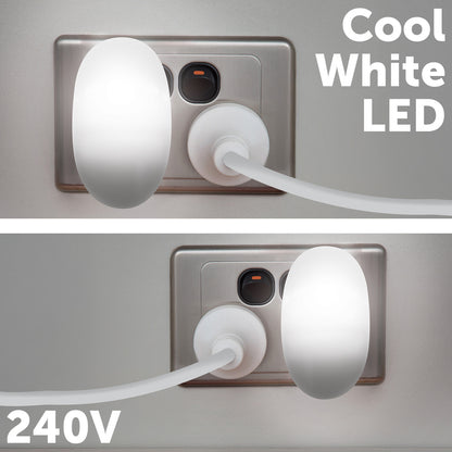 Arlec mini plug-in LED nightlight 3 pack with slim design and energy-saving light