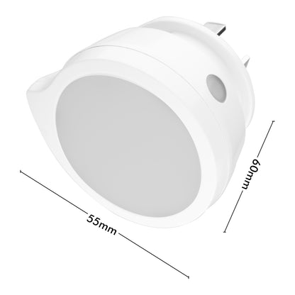 Arlec Mini Q-Shaped Auto Night Light - Twin Pack