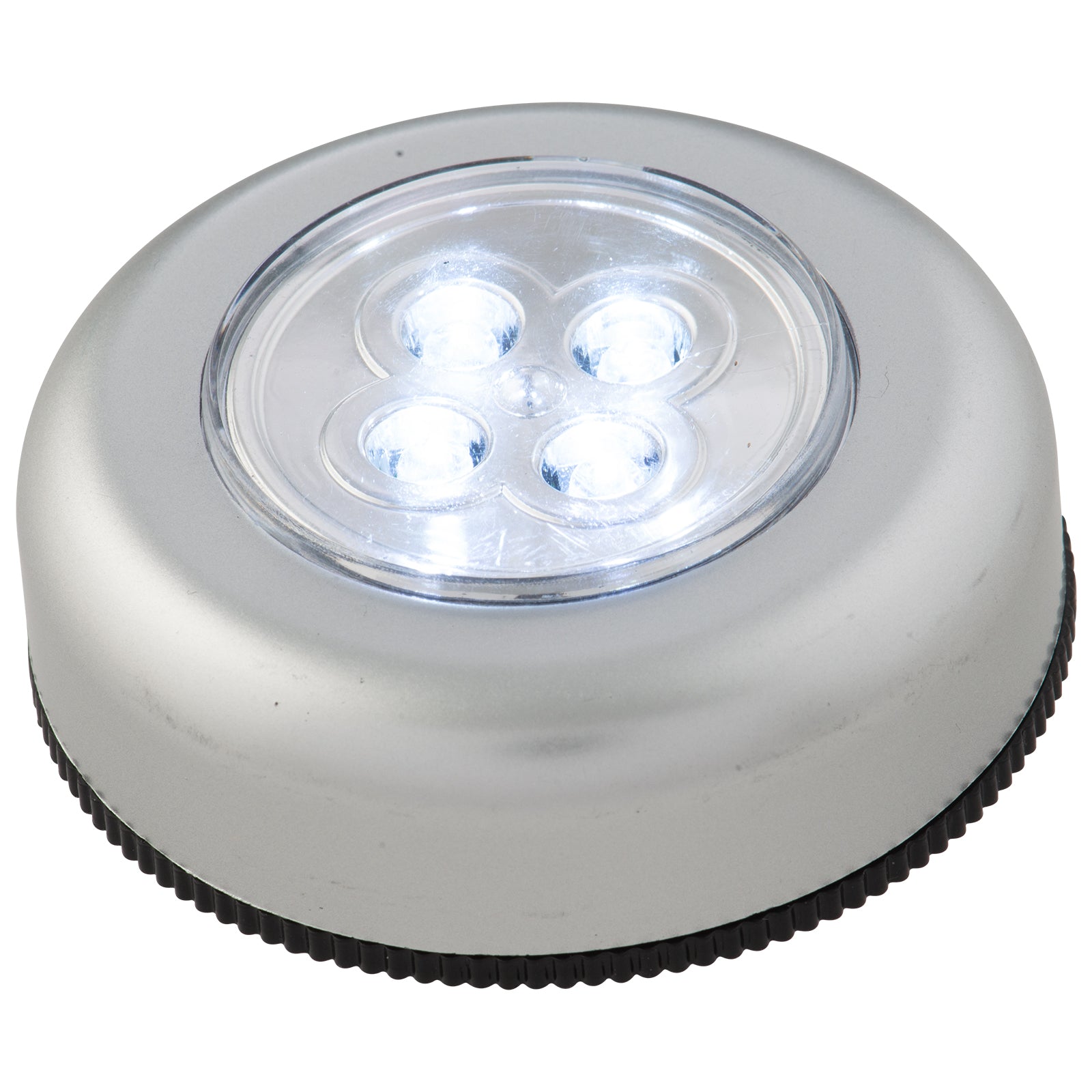 Arlec 3 pack mini push LED lights for cabinets, drawers, and night-time visibility