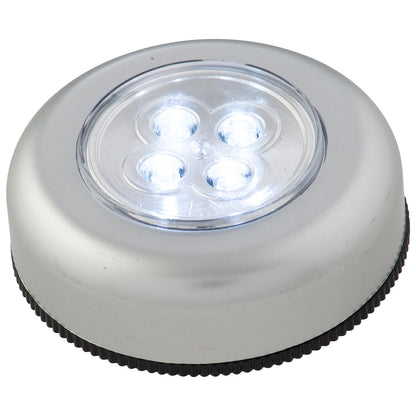 Arlec 3 pack mini push LED lights for cabinets, drawers, and night-time visibility