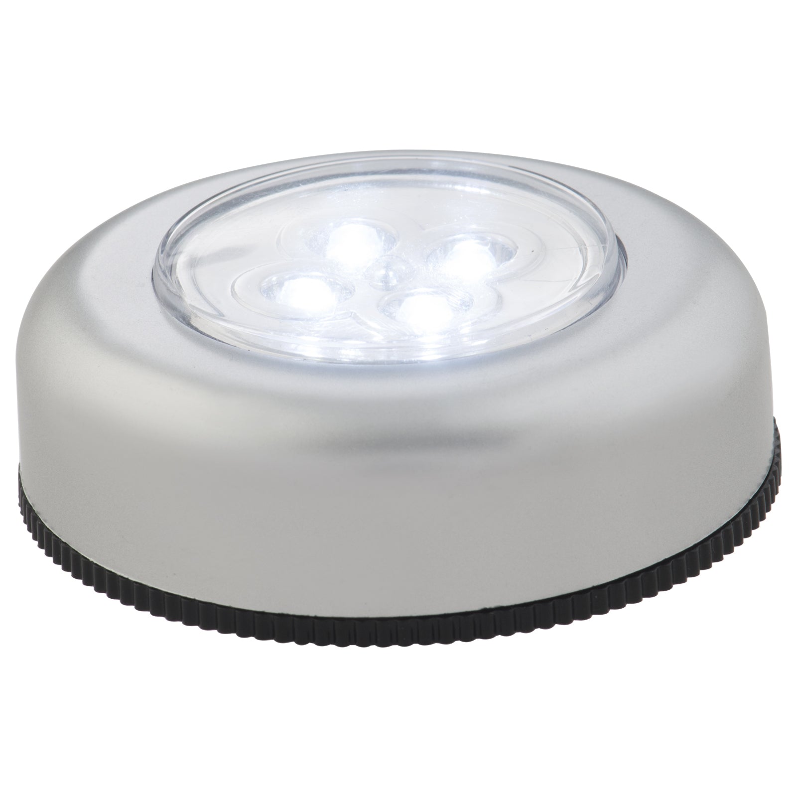 Arlec 3 pack mini push LED lights for cabinets, drawers, and night-time visibility