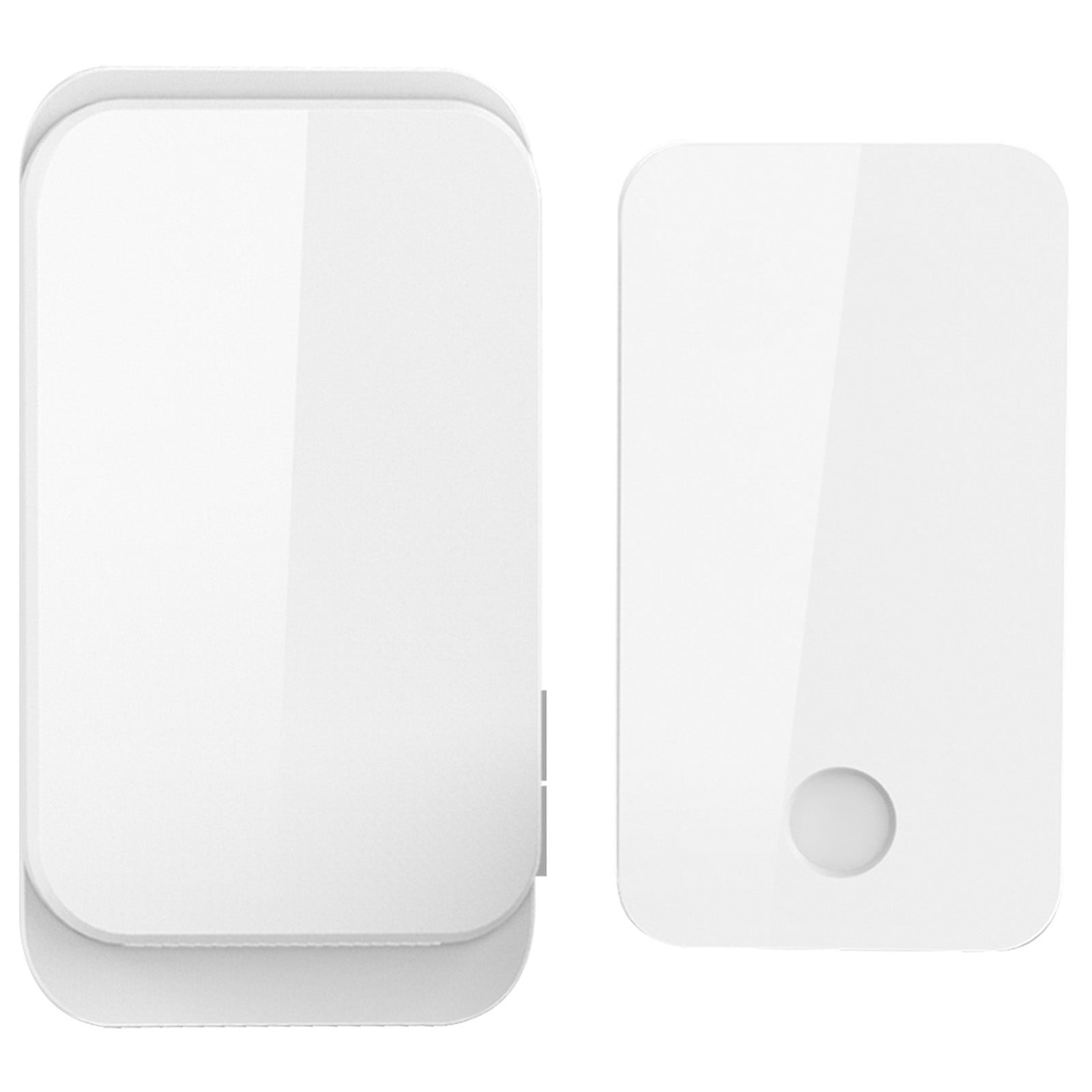 Arlec Plug-in Door Chime With 100m Wireless Kinetic Push Button - White – wireless door chime, plug-in doorbell, kinetic push button chime