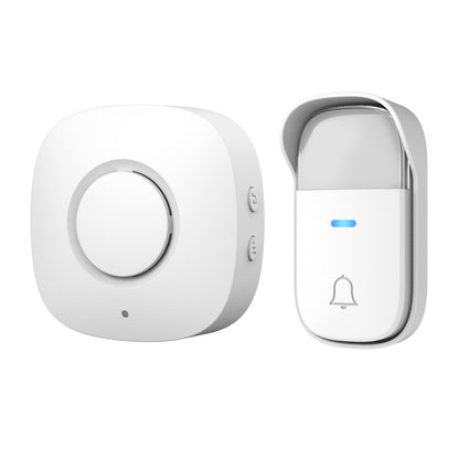 Arlec Plug-in Door Chime With 150m Wireless Kinetic Push Button - White – wireless door chime, plug-in doorbell, smart kinetic chime