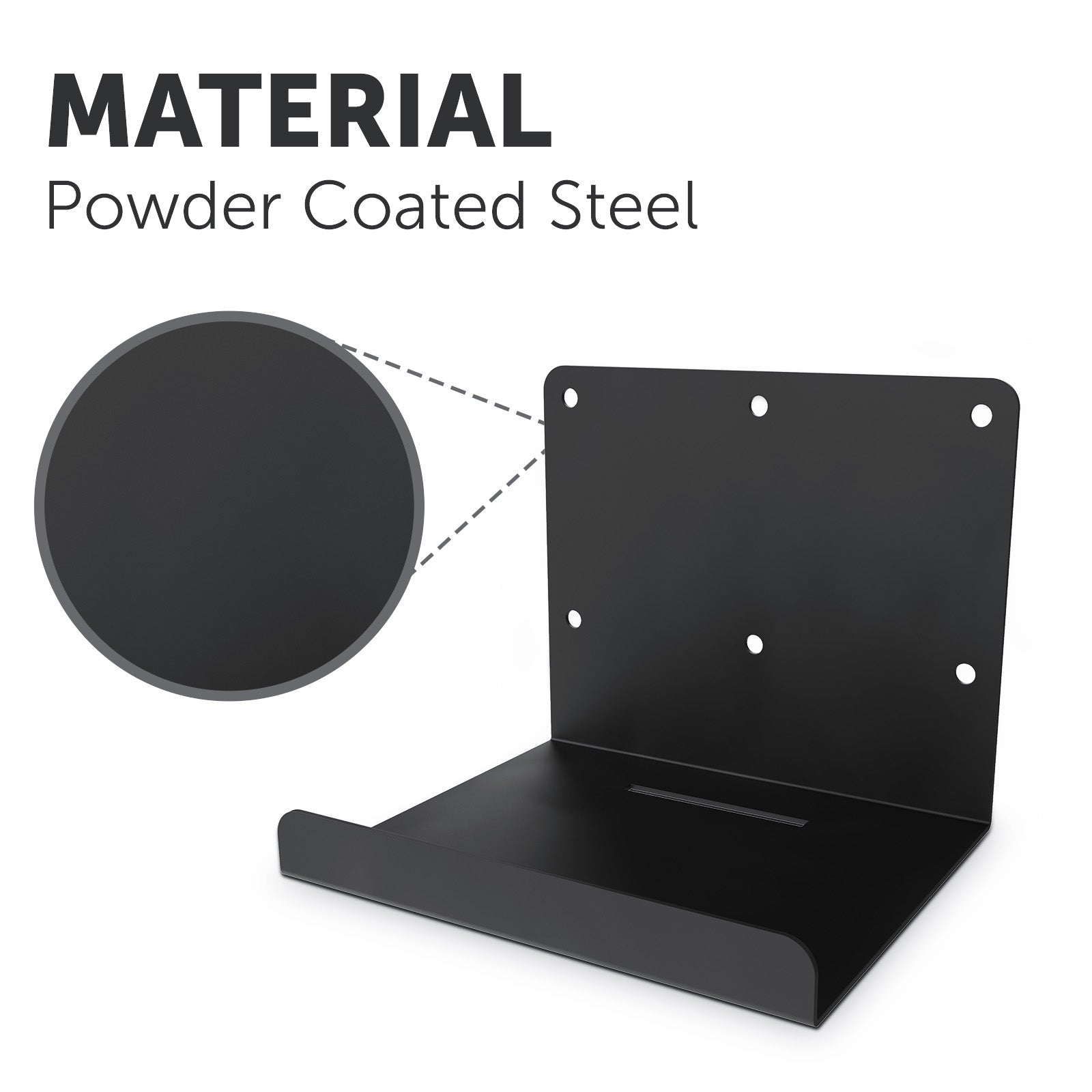 Arlec EV Charger Wall Mount Bracket for cable management, secure wall-mounted EV accessory for charging cable support