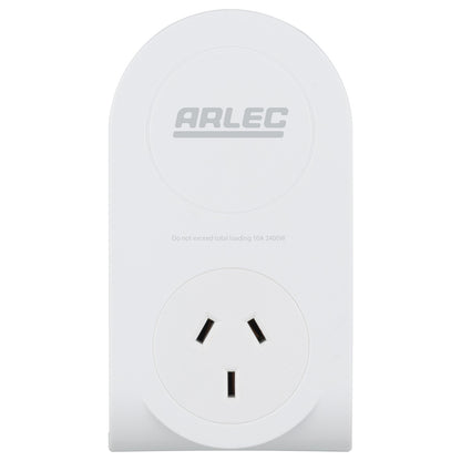 Retractable USB charger adaptor with extra USB port – Arlec 3-in-1 design