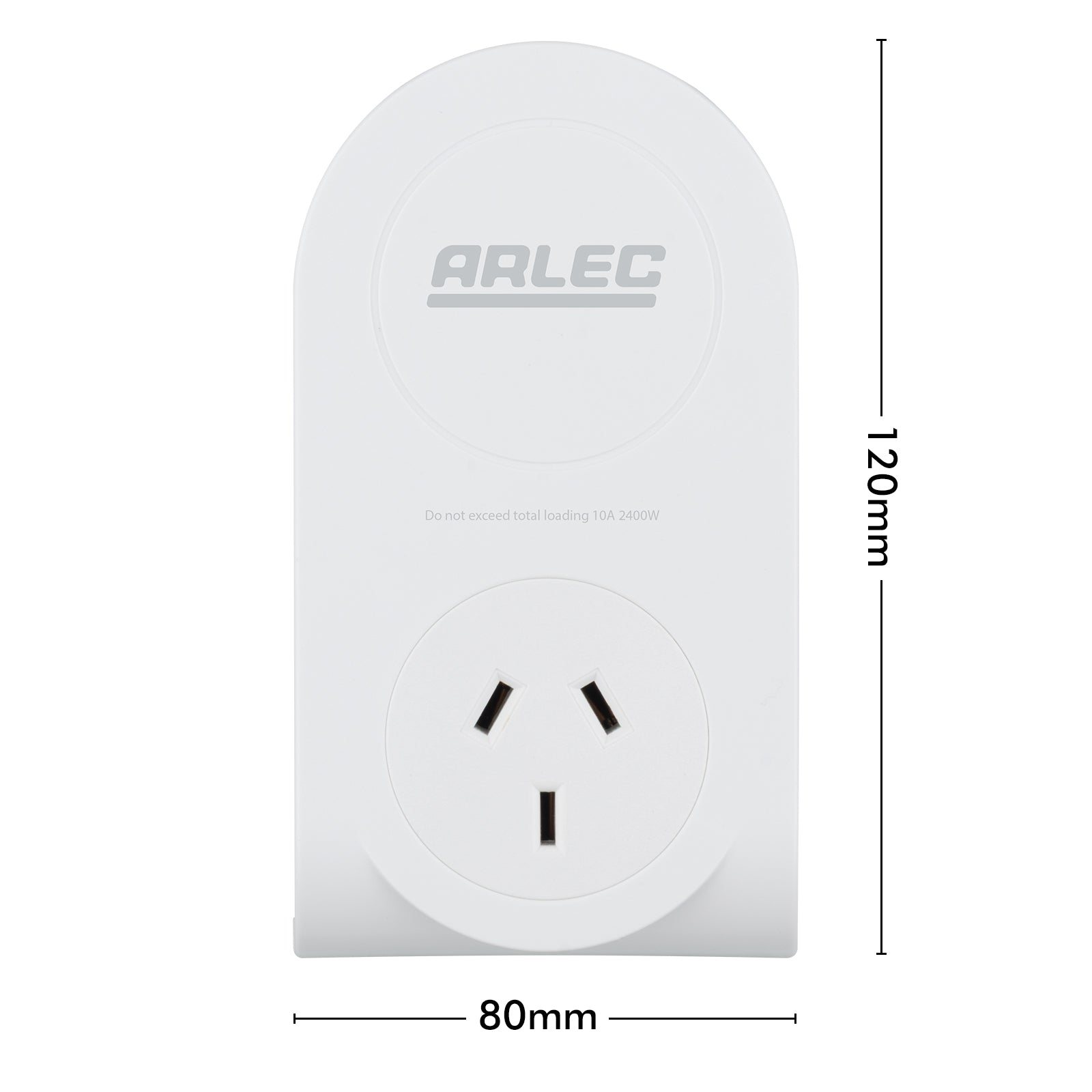 Retractable USB charger adaptor with extra USB port – Arlec 3-in-1 design